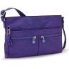 imageKipling Womens New Angie Crossbody Handbag Lightweight Crossbody Bag Nylon Travel BagLavender Night