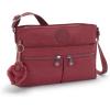 imageKipling Womens New Angie Crossbody Handbag Lightweight Crossbody Bag Nylon Travel BagLounge Wine