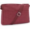 imageKipling Womens New Angie Crossbody Handbag Lightweight Crossbody Bag Nylon Travel BagLounge Wine