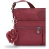imageKipling Womens New Angie Crossbody Handbag Lightweight Crossbody Bag Nylon Travel BagLounge Wine