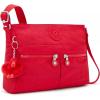 imageKipling Womens New Angie Crossbody Handbag Lightweight Crossbody Bag Nylon Travel BagRed Rouge
