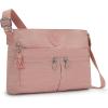 imageKipling Womens New Angie Crossbody Handbag Lightweight Crossbody Bag Nylon Travel BagTender Rose