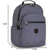 imageKipling Womens Seoul Bts 15quot Laptop Backpack Durable Roomy with Padded Shoulder Straps BuiltIn Protective SleeveBlackish Tile