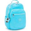 imageKipling Womens Seoul Bts 15quot Laptop Backpack Durable Roomy with Padded Shoulder Straps BuiltIn Protective SleeveGalaxy Turq