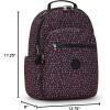 imageKipling Womens Seoul Bts 15quot Laptop Backpack Durable Roomy with Padded Shoulder Straps BuiltIn Protective SleeveHappy Squares Print