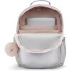 imageKipling Womens Seoul Bts 15quot Laptop Backpack Durable Roomy with Padded Shoulder Straps BuiltIn Protective SleeveSilver Glow Met