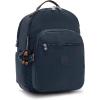 imageKipling Womens Seoul Extra Large 17 Laptop Backpack Durable Roomy with Padded Shoulder Straps BagTrue Blue Tonal