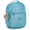 imageKipling Womens Seoul Extra Large Bts 17quot Laptop Backpack Durable Roomy with Padded Shoulder Straps BuiltIn Protective SleeveAqua Tides Metallic