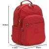 imageKipling Womens Seoul Extra Large Bts 17quot Laptop Backpack Durable Roomy with Padded Shoulder Straps BuiltIn Protective SleeveRed Rouge