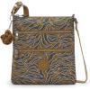 imageKIPLING KIPLING Womens Keiko Crossbody Mini Bag Lightweight Adjustable Purse Durable Shoulder SlingUndersea Leaves