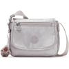imageKipling Sabian Metallic Crossbody Mini BagSmooth Silver Metallic