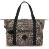 imageKipling Womens Art Medium Prt3 Tote Bag Lightweight Large Weekender Travel HandbagWild Leopard