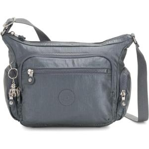 imageKIPLING KIPLING Womens Gabbie Small Crossbody Lightweight Everyday Purse Casual Shoulder BagGrey Steel Gr Metal H55