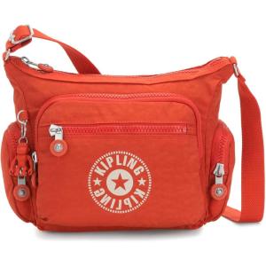 imageKIPLING KIPLING Womens Gabbie Small Crossbody Lightweight Everyday Purse Casual Shoulder BagOrange Funky Orange Nc 67h