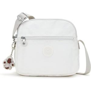 imageKIPLING KIPLING Womens Keefe Crossbody Lightweight Everyday Purse Nylon Shoulder BagAlabaster Tonal