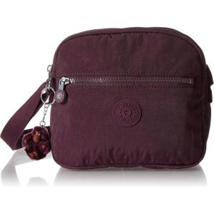 imageKIPLING KIPLING Womens Keefe Crossbody Lightweight Everyday Purse Nylon Shoulder BagDark Plum Tonal
