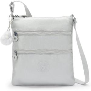 imageKIPLING KIPLING Womens Keiko Crossbody Mini Bag Lightweight Adjustable Purse Durable Shoulder SlingNew Bright Metallic