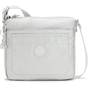 imageKIPLING KIPLING Womens Sebastian Crossbody Super Light Durable Messenger Shoulder BagBright Metallic