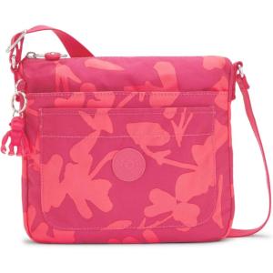 imageKIPLING KIPLING Womens Sebastian Crossbody Super Light Durable Messenger Shoulder BagCoral Print