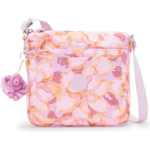 imageKIPLING KIPLING Womens Sebastian Crossbody Super Light Durable Messenger Shoulder BagFloral Powder