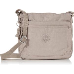 imageKIPLING KIPLING Womens Sebastian Crossbody Super Light Durable Messenger Shoulder BagGrey Gris