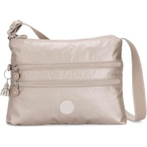 imageKipling Alvar Solid Crossbody BagSilver Metallic Glow