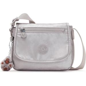 imageKipling Sabian Metallic Crossbody Mini BagSmooth Silver Metallic