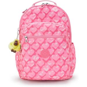 imageKipling Seoul Extra Large 17quot Laptop Backpack Bridal LavenderAdorable Hearts