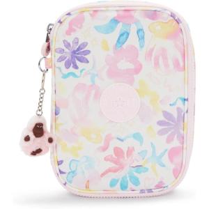 imageKipling Womens 100 Pens Printed Case Organize Accessories Art Supplies Makeup Travel OrganizerAqua Sea