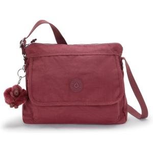 imageKipling Womens Aisling Crossbody Bag Lightweight Everyday Purse Nylon Shoulder BagLounge Wine