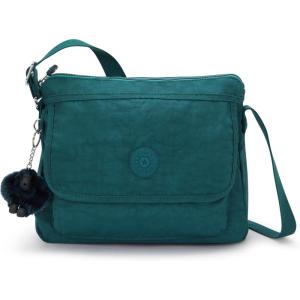 imageKipling Womens Aisling Crossbody Bag Lightweight Everyday Purse Nylon Shoulder BagTailored Green