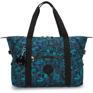 imageKipling Womens Art Medium Prt3 Tote Bag Lightweight Large Weekender Travel HandbagBlending Blues