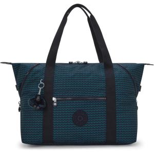 imageKipling Womens Art Medium Prt3 Tote Bag Lightweight Large Weekender Travel HandbagDark Lobby Tile