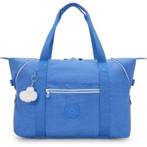 imageKipling Womens Art Medium Tote Bag Lightweight Large Weekender Travel HandbagCocktail Blue