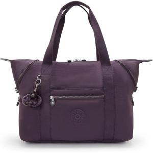 imageKipling Womens Art Medium Tote Bag Lightweight Large Weekender Travel HandbagUltimate Plum