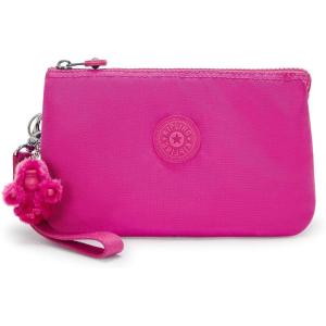 imageKipling Womens Creativity Extra Large Wristlet Versatile Cosmetics Kit Lightweight Travel OrganizerGlowing Fuchsia