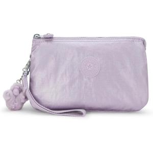 imageKipling Womens Creativity Extra Large Wristlet Versatile Cosmetics Kit Lightweight Travel OrganizerLilac Moon Met