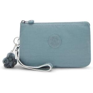 imageKipling Womens Creativity Extra Large Wristlet Versatile Cosmetics Kit Lightweight Travel OrganizerRelaxed Grey