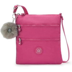 imageKipling Womens Keiko Crossbody Mini Bag Lightweight Adjustable Purse Durable Shoulder SlingEscape Fuchsia