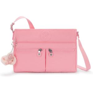 imageKipling Womens New Angie Crossbody Handbag Lightweight Crossbody Bag Nylon Travel BagEnjoyable Blush