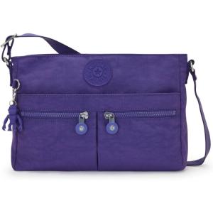imageKipling Womens New Angie Crossbody Handbag Lightweight Crossbody Bag Nylon Travel BagLavender Night