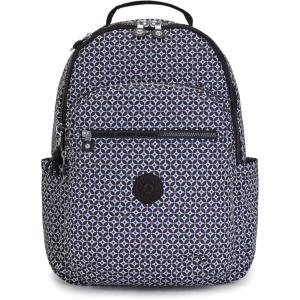 imageKipling Womens Seoul Bts 15quot Laptop Backpack Durable Roomy with Padded Shoulder Straps BuiltIn Protective SleeveBlackish Tile