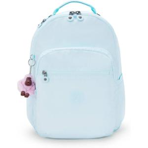 imageKipling Womens Seoul Bts 15quot Laptop Backpack Durable Roomy with Padded Shoulder Straps BuiltIn Protective SleeveBlue Sky Met