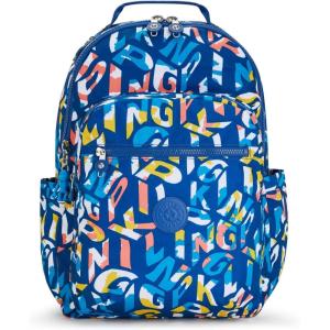 imageKipling Womens Seoul Bts 15quot Laptop Backpack Durable Roomy with Padded Shoulder Straps BuiltIn Protective SleeveKipling Neon