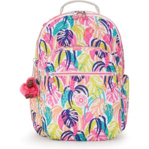 imageKipling Womens Seoul Bts 15quot Laptop Backpack Durable Roomy with Padded Shoulder Straps BuiltIn Protective SleevePeaceful Jungle