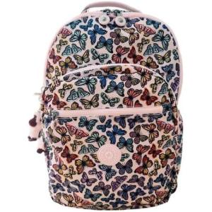 imageKipling Womens Seoul Extra Large 17 Laptop Backpack Durable Roomy with Padded Shoulder Straps BagButterfly Day