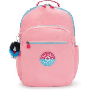 imageKipling Womens Seoul Extra Large 17 Laptop Backpack Durable Roomy with Padded Shoulder Straps BagCoral Sea C