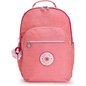 imageKipling Womens Seoul Extra Large 17 Laptop Backpack Durable Roomy with Padded Shoulder Straps BagJoyous Pink Fun
