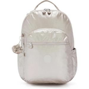 imageKipling Womens Seoul Extra Large 17 Laptop Backpack Durable Roomy with Padded Shoulder Straps BagMetallic Glow