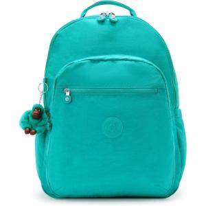 imageKipling Womens Seoul Extra Large 17 Laptop Backpack Durable Roomy with Padded Shoulder Straps BagPeacock Teal